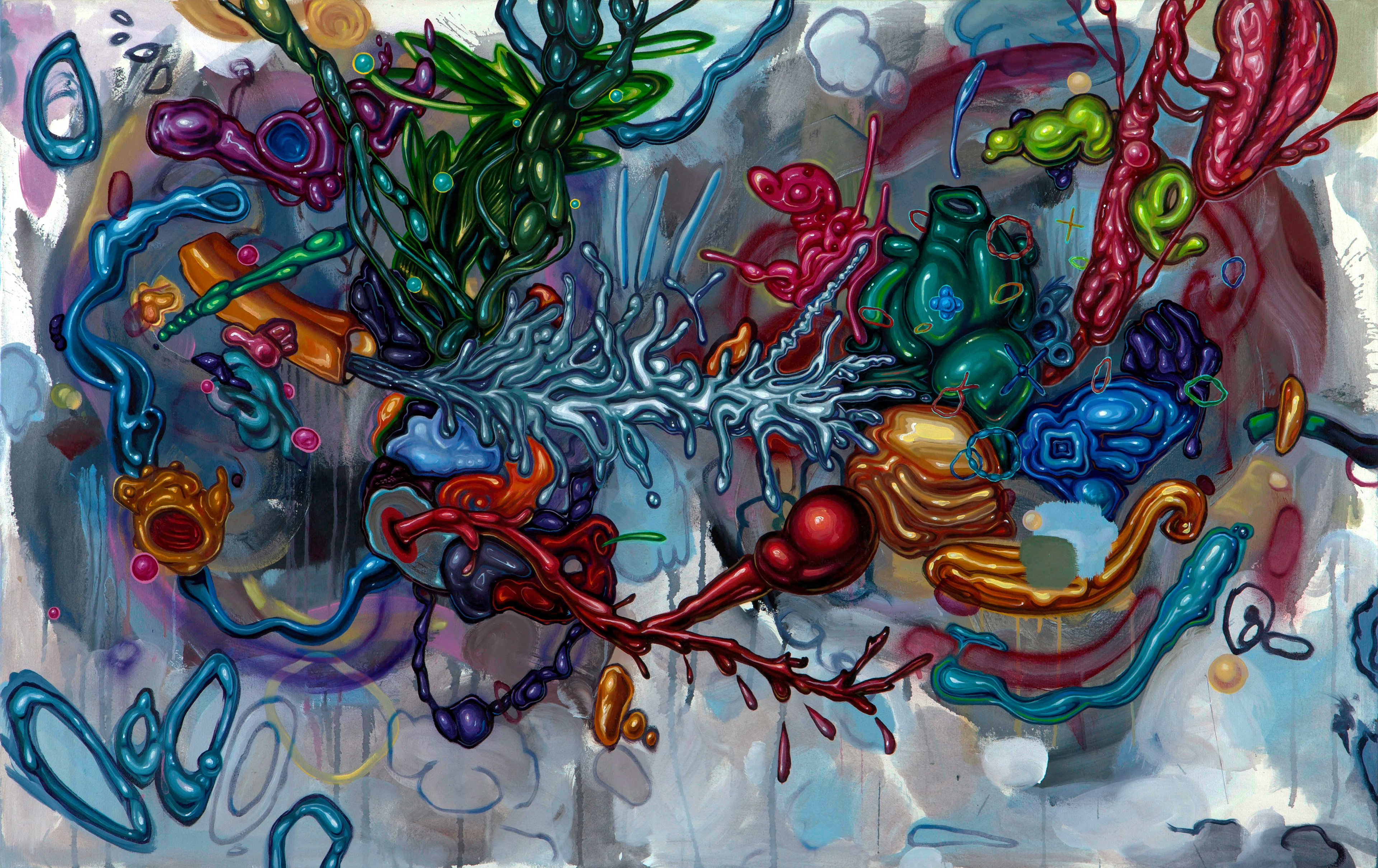 Funny Feeling, 2014, 61"x38" 