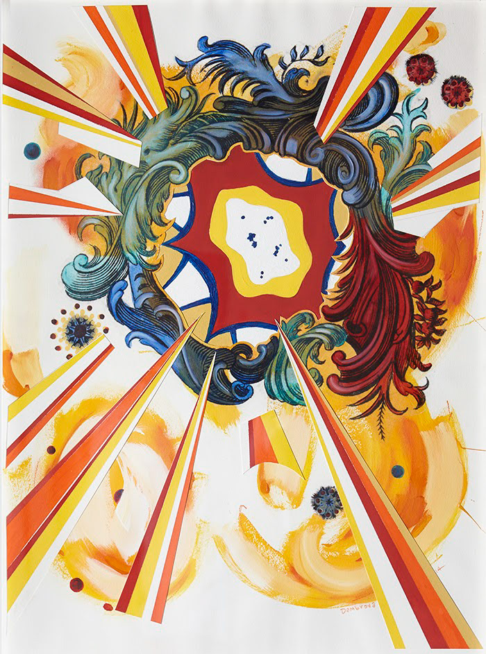 By Jove (After Lichtenstein), 2015, 22" x 30"