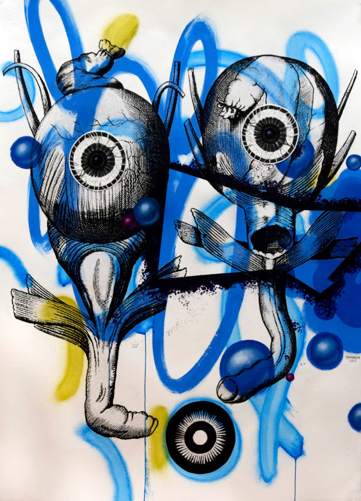 My Eyes are Down Here, 2015, 22" x 30"