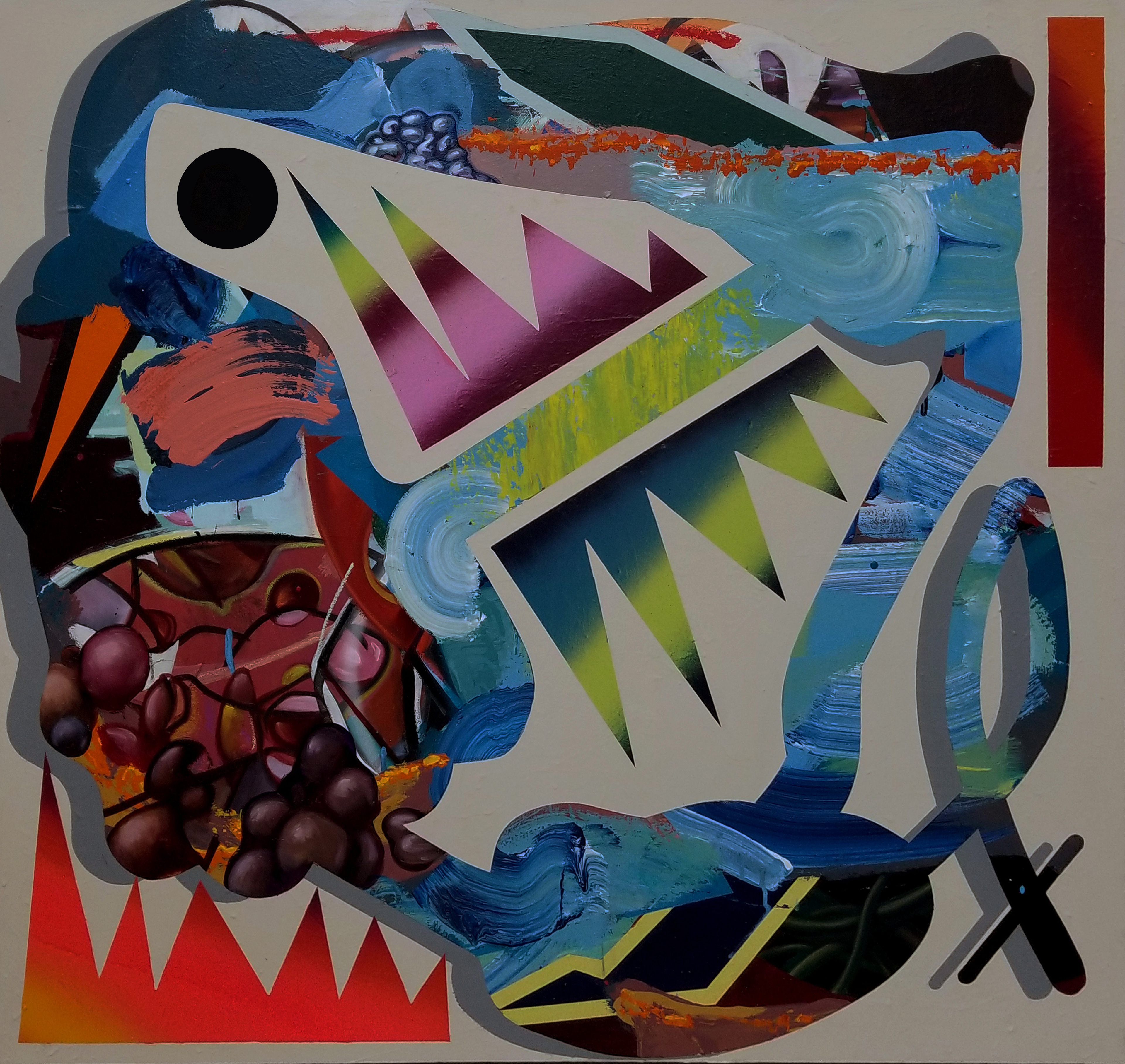 Trigger Trap, 2019, 32"x34"