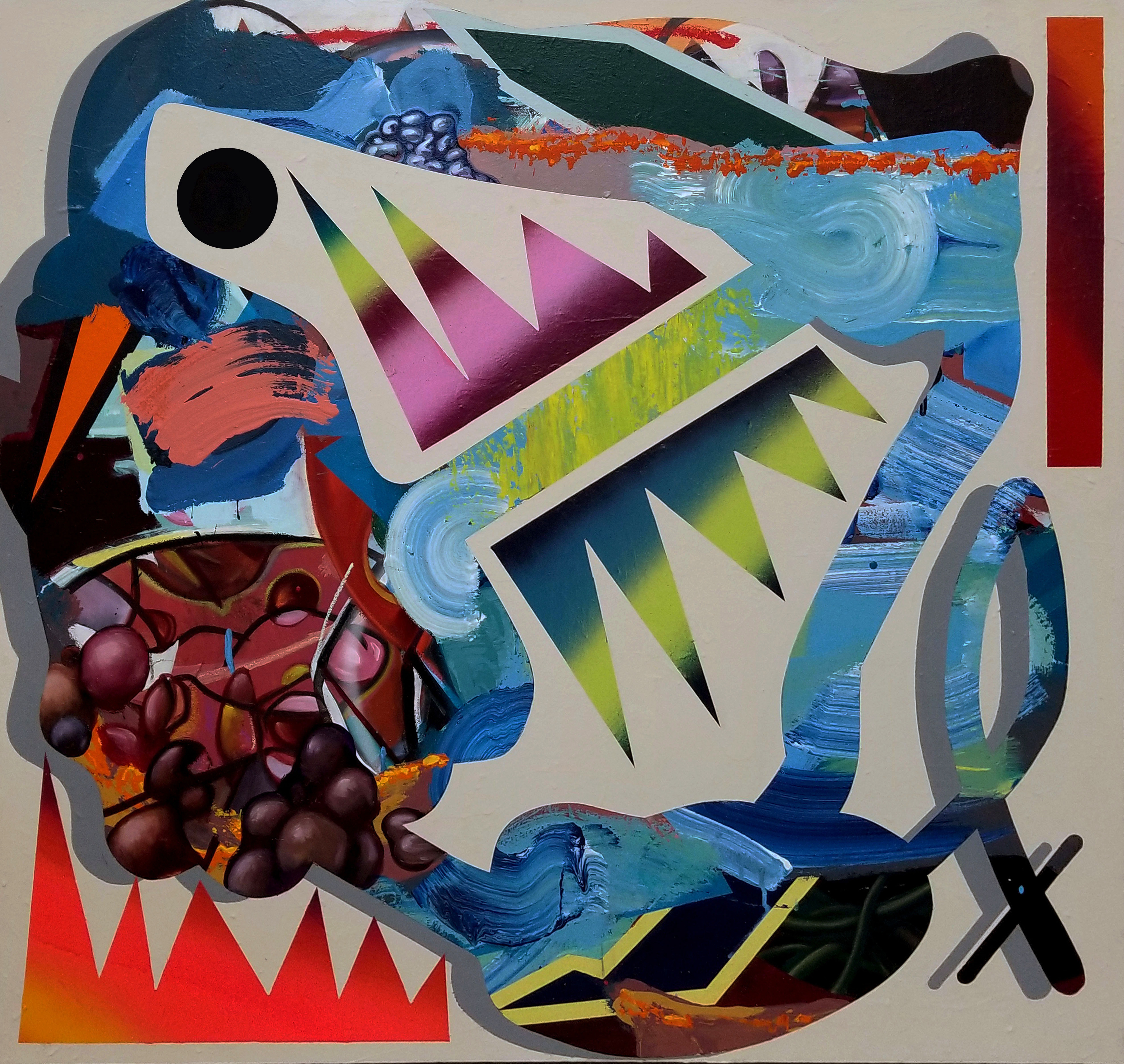 Trigger Trap, 2019, 32"x34" 