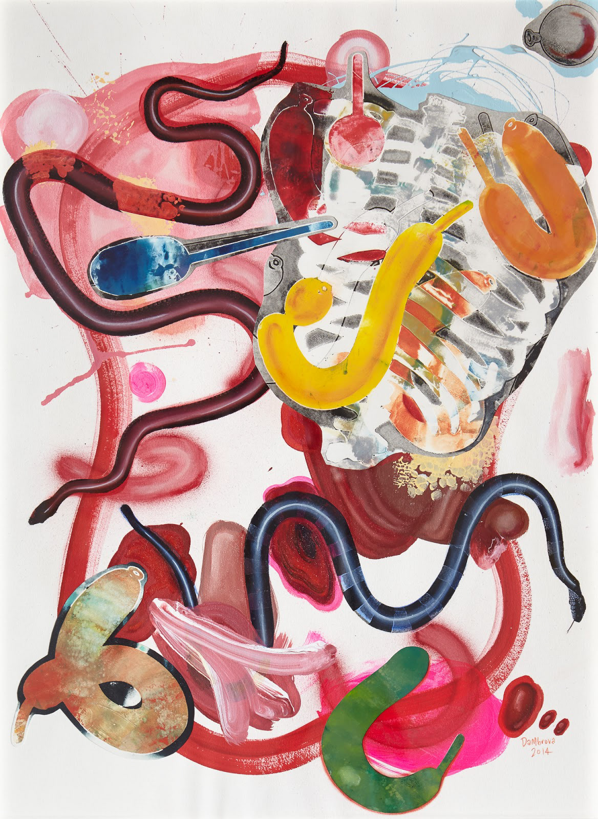 Portal to the Digestive Tract, 2015, 22" x 30"