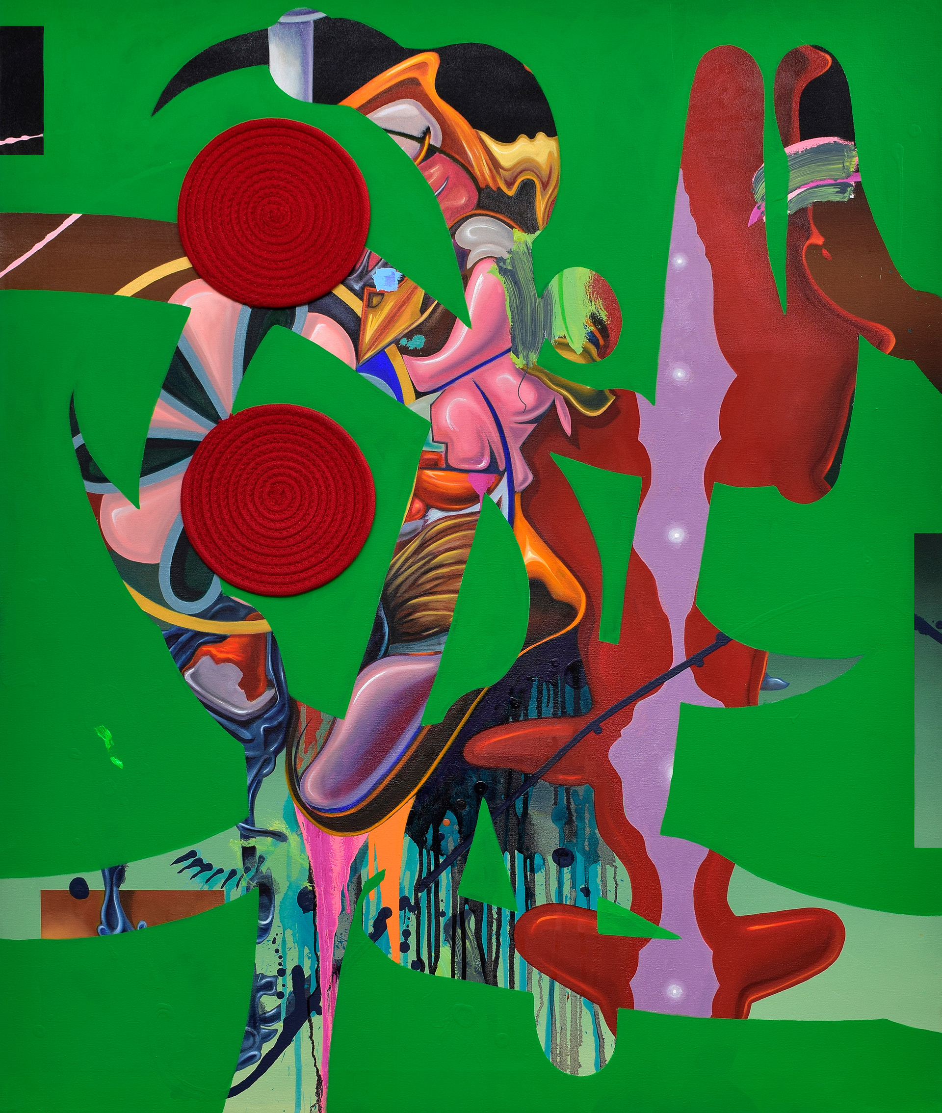 Passionate Entanglement 2025 48” x 52”