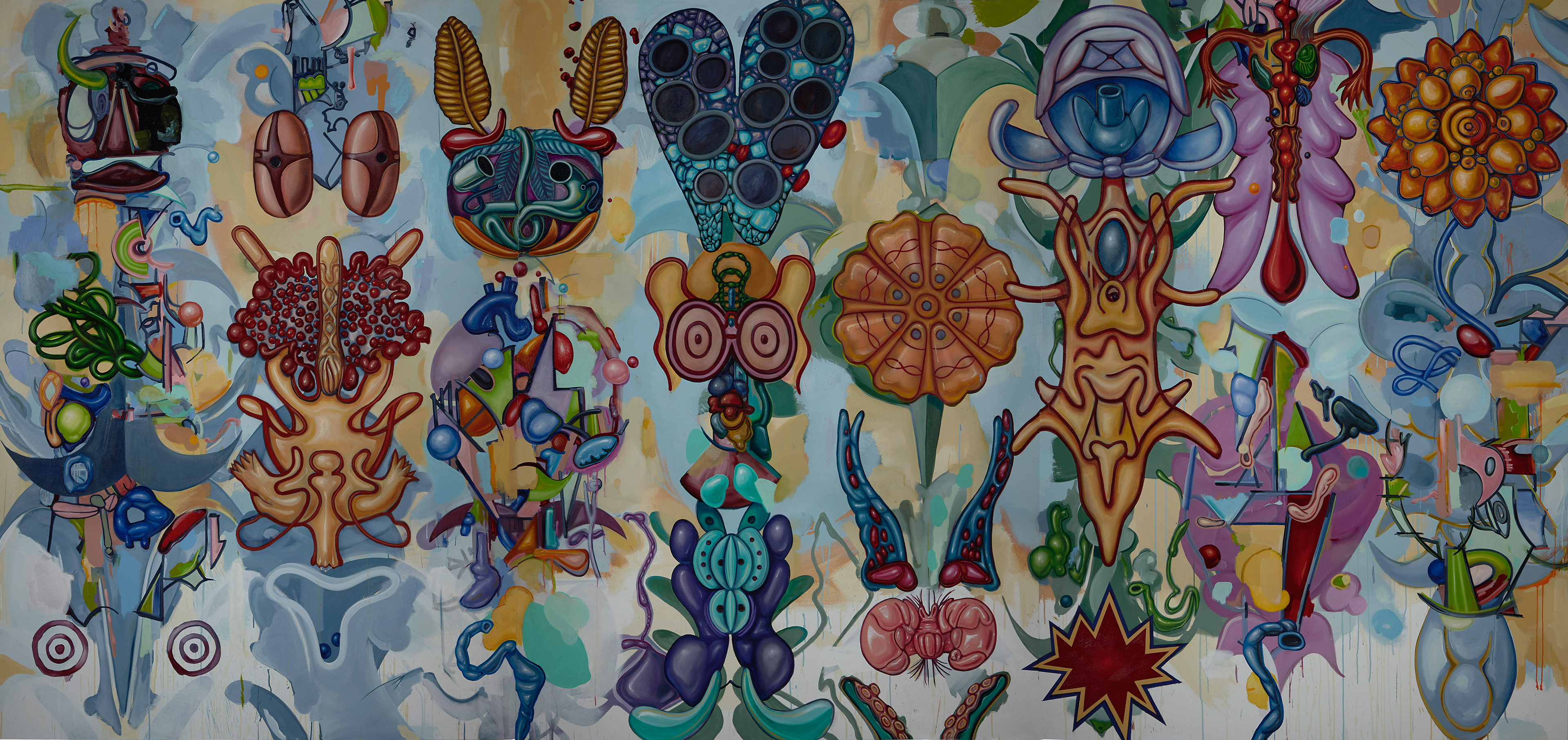 The Body Remembers What We Forget, 2014, 180”x84”