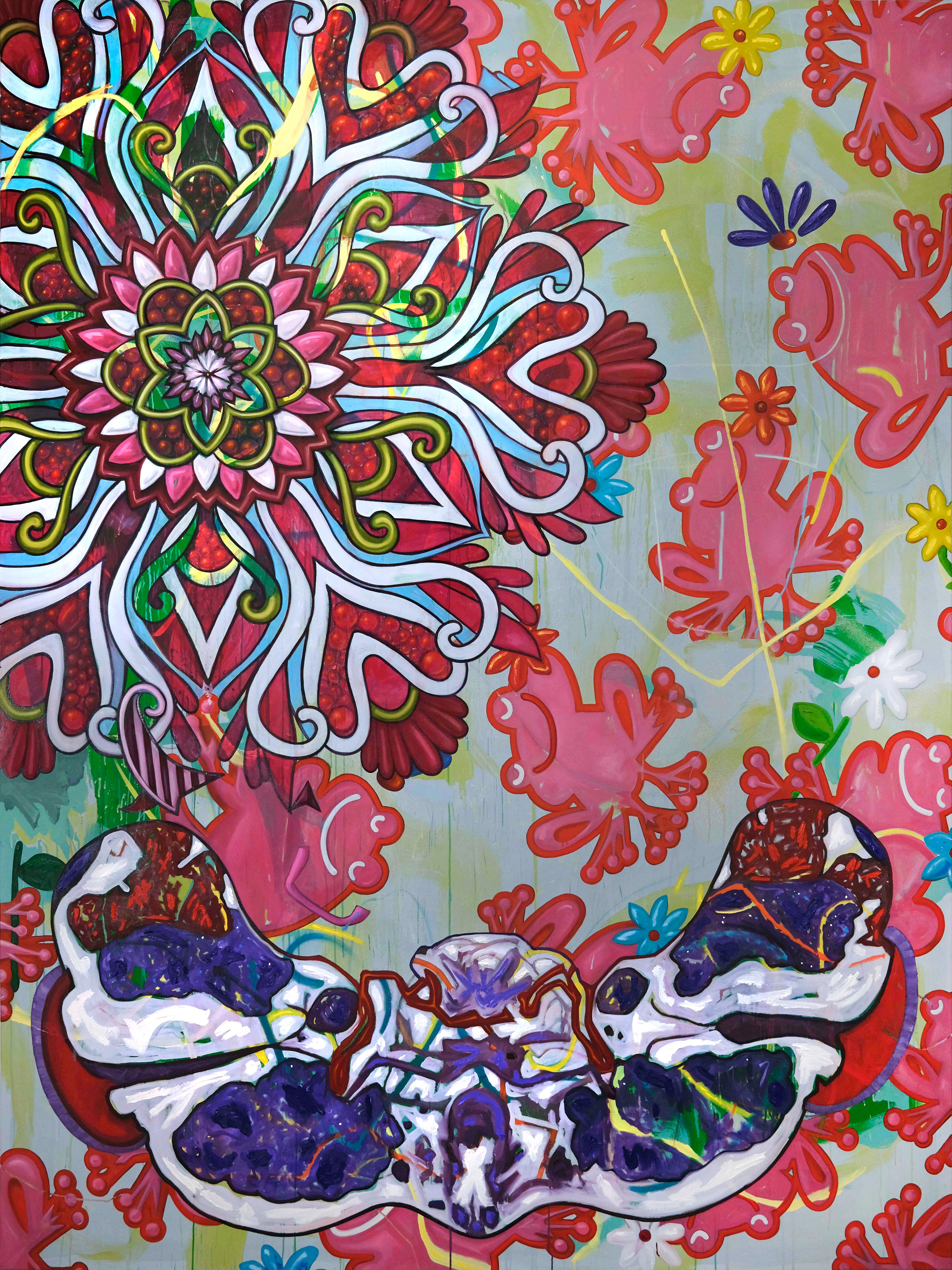 Touch Me to Begin, 2021, 84”x112”