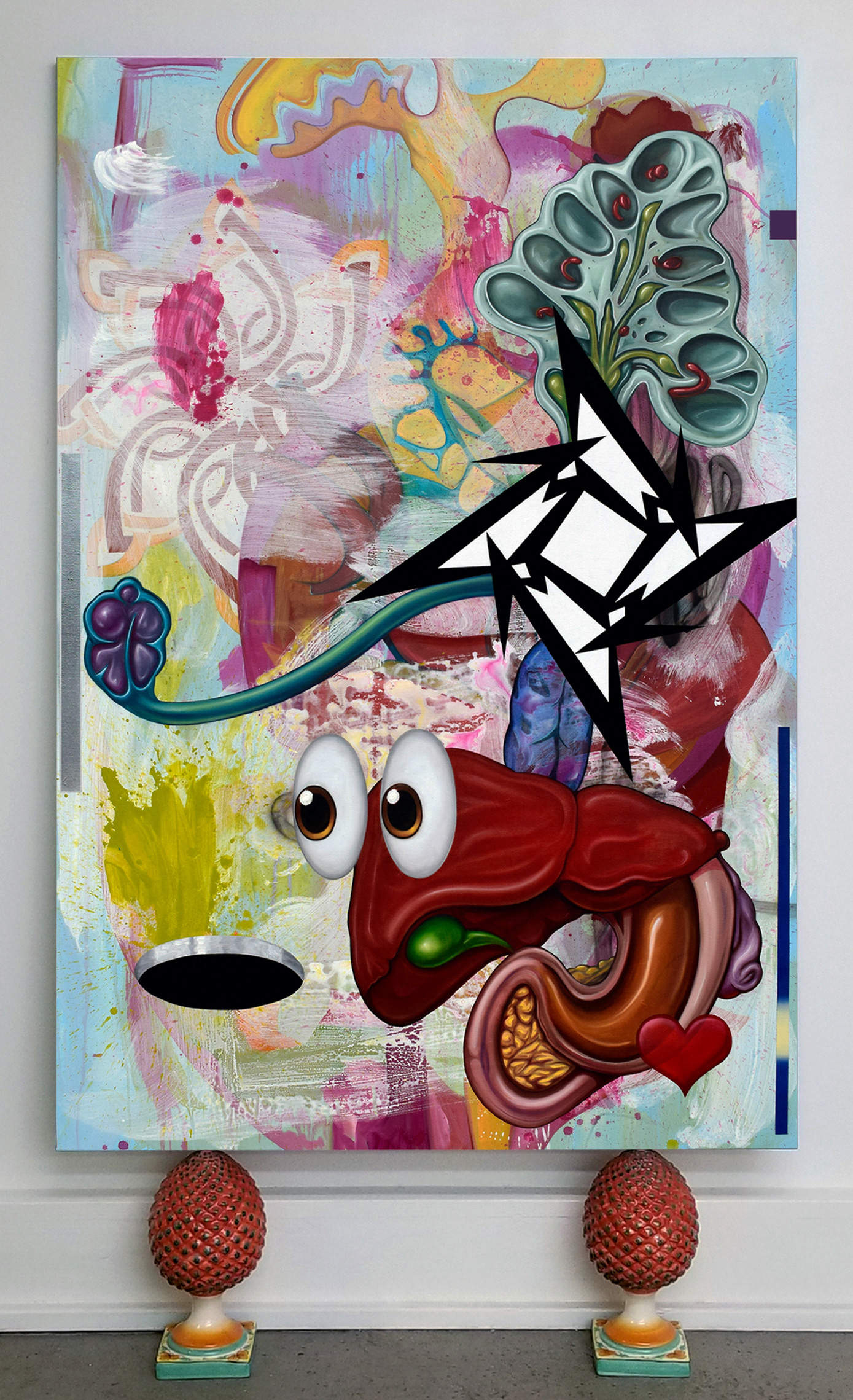 I Think I Hit Your Back Button, 2021, 48"x84"