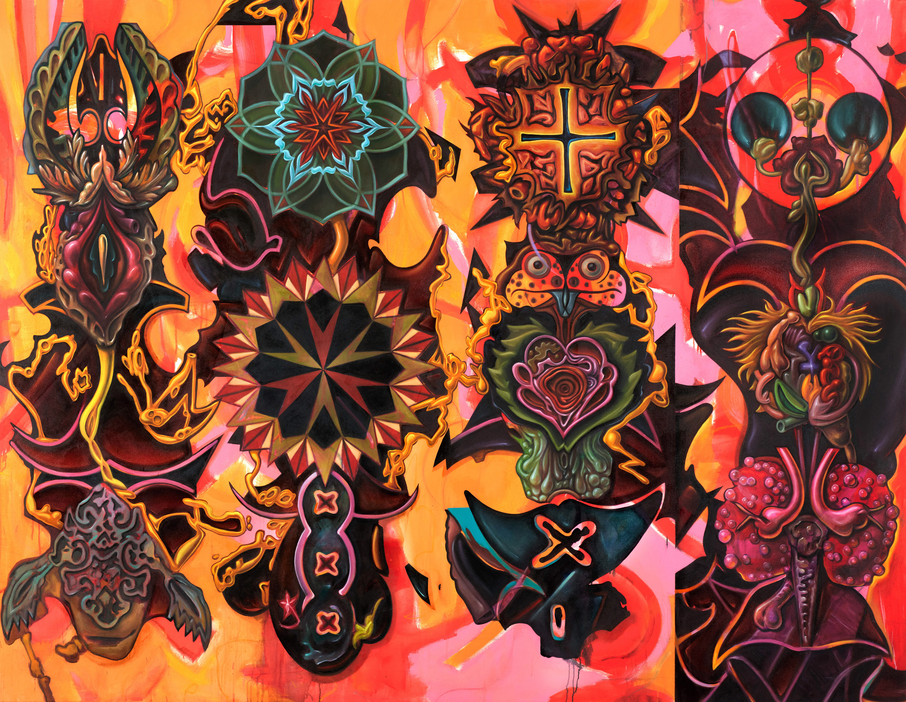 We Can Design Future Worlds, 2024, 108”x84” 