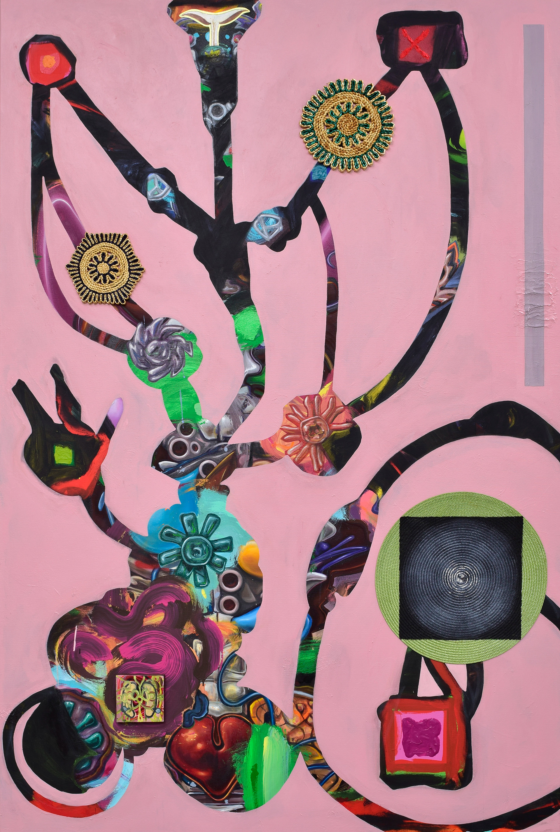  BAT BOY!, 2025, 48” x 72”