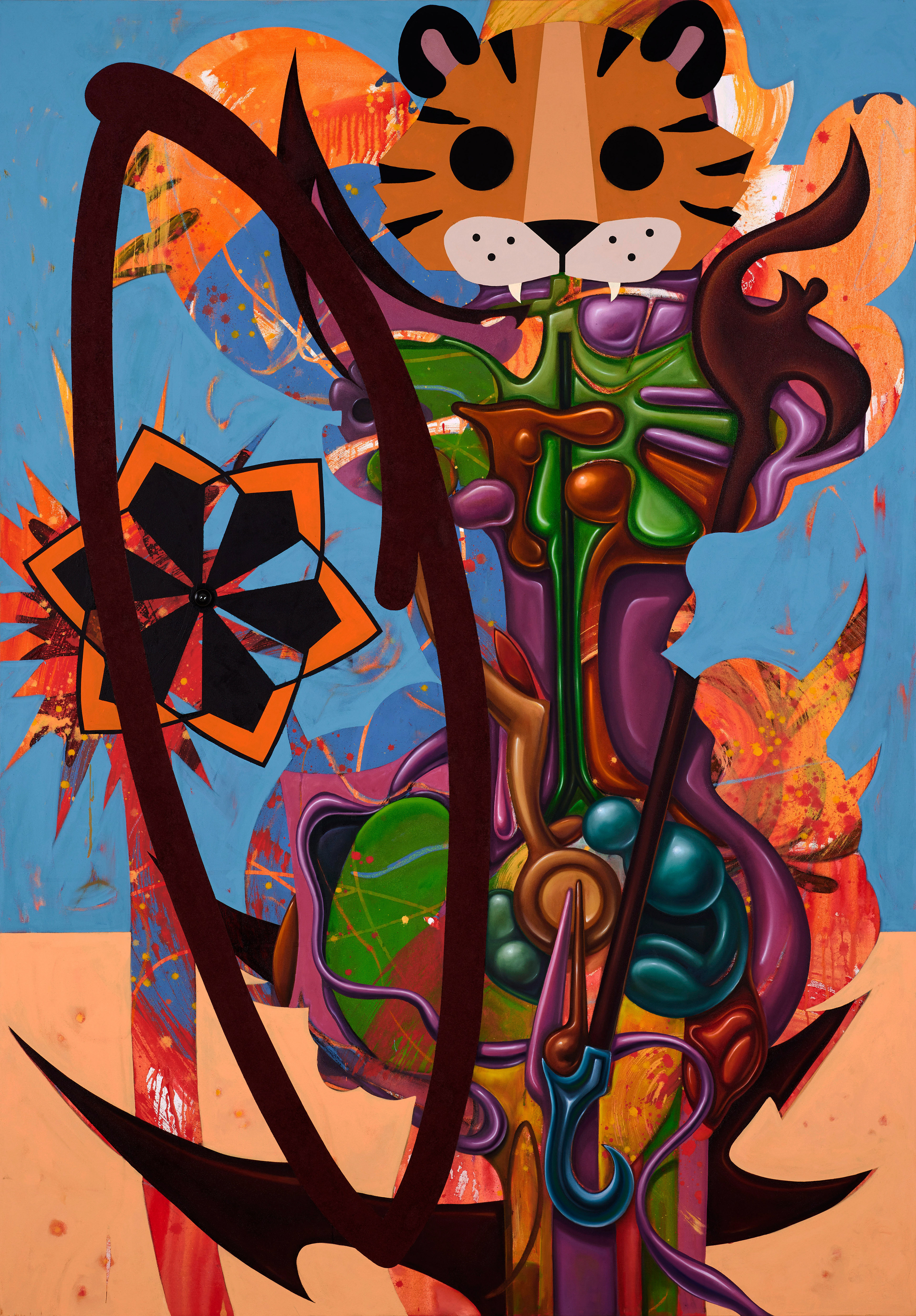 The Gods Love to Travel in Disguise, 2023, 56”x80”