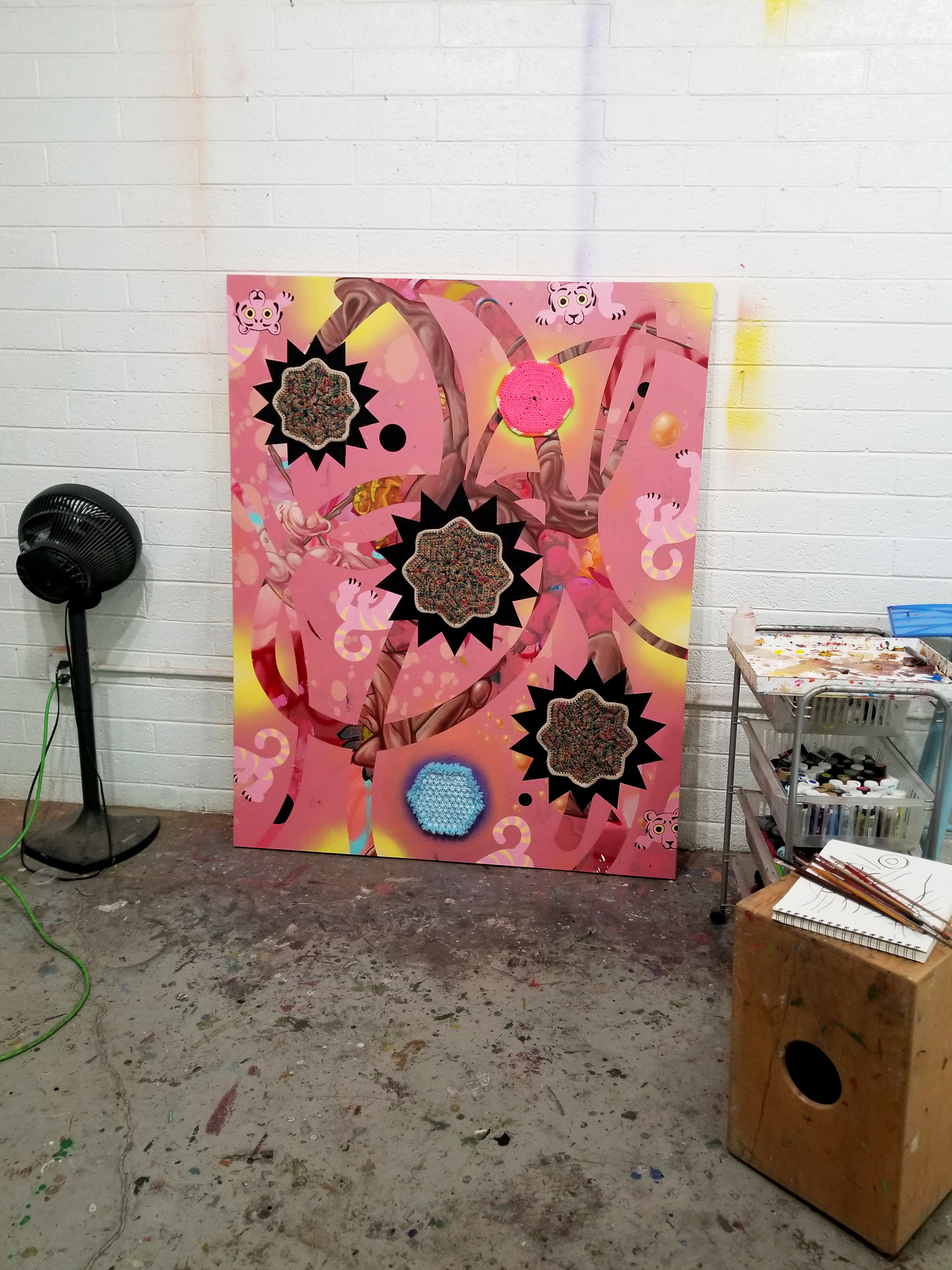 Work in progress for my solo show in 2021