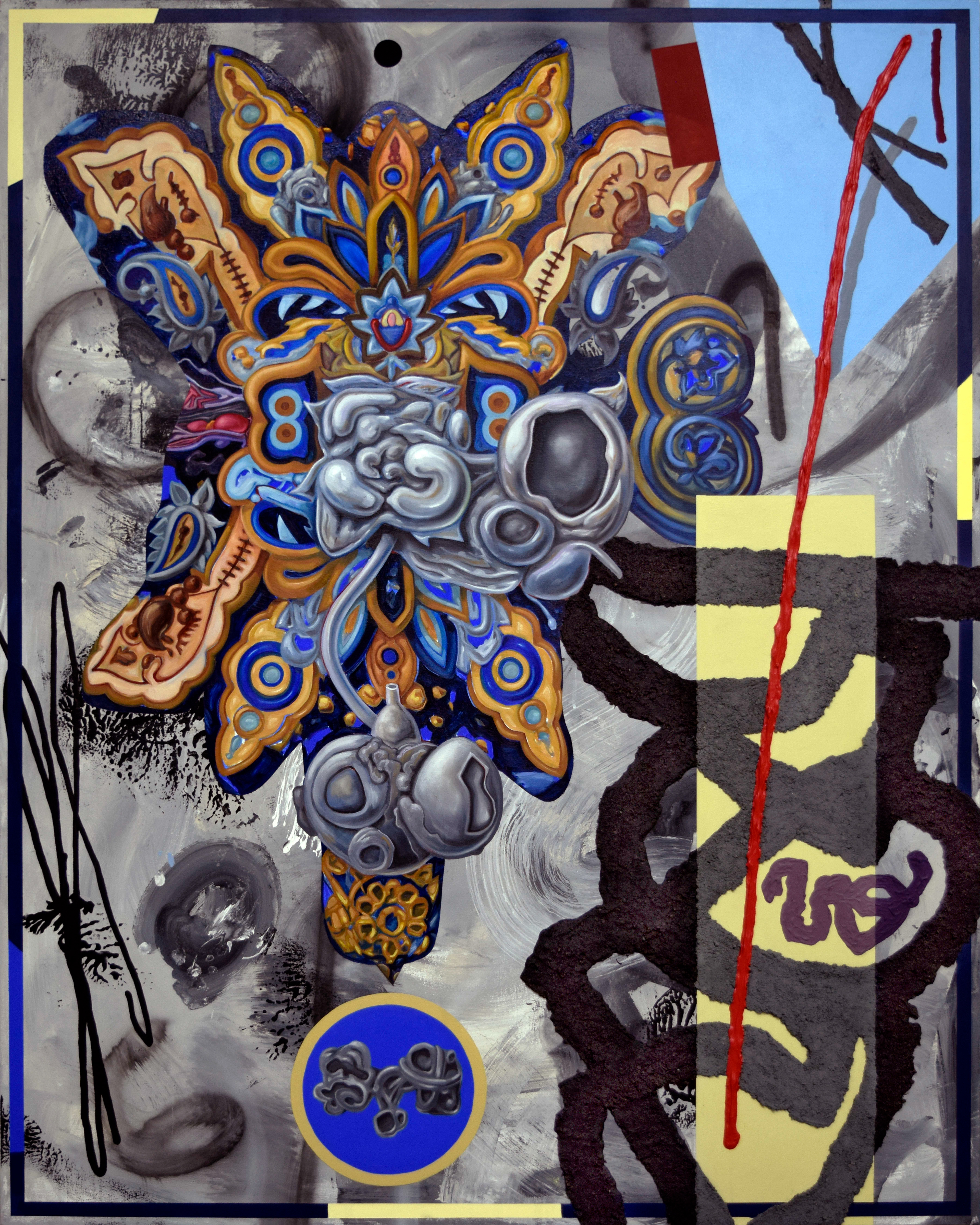 I Come From Space Through A Hole In The Sky, 2020, 48”x60” 