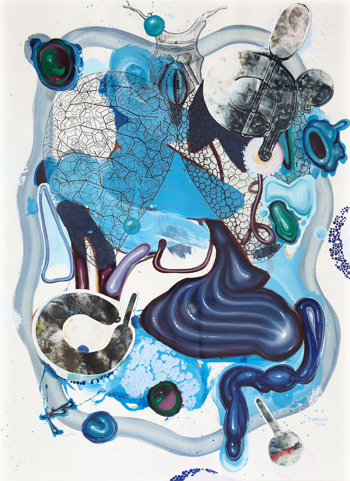 Portal to the Lungs, 2015, 22" x 30"