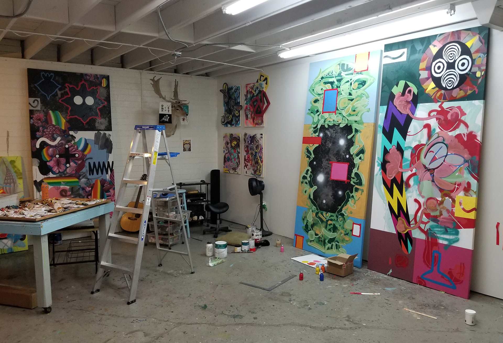 This is as tall as I can go with a painting, 2018