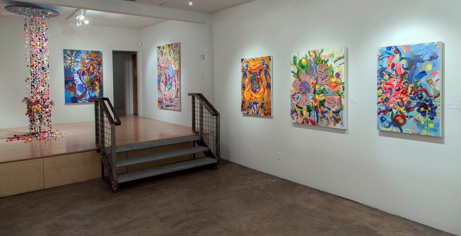 My first ever Solo Show. The Body Believes in Images at Eye Lounge in 2013  ©Sean Deckert