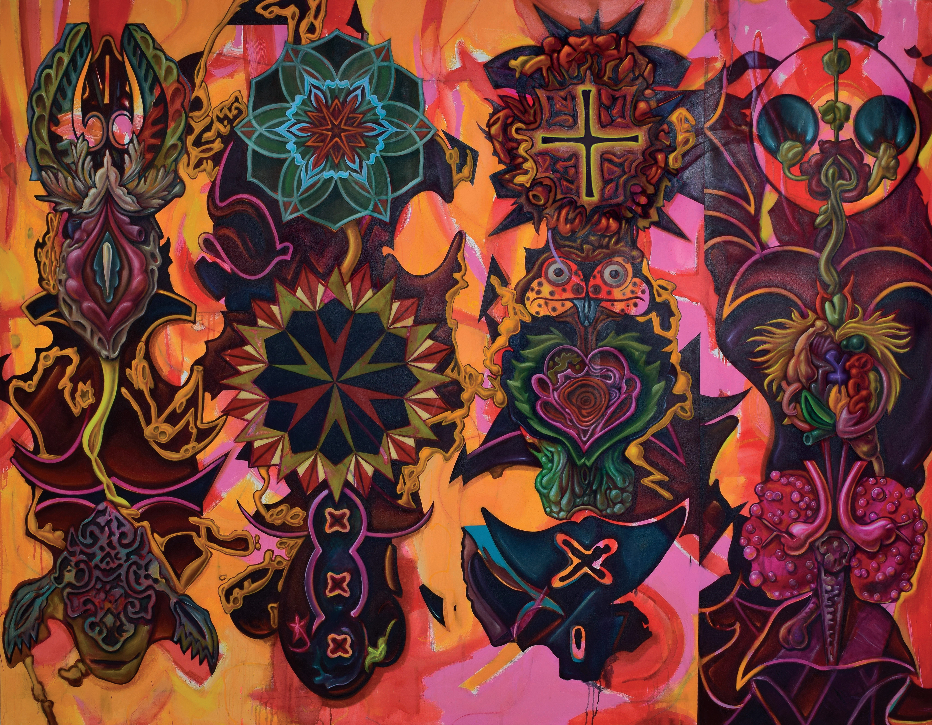 We Can Design Future Worlds, 2024, 108”x84”