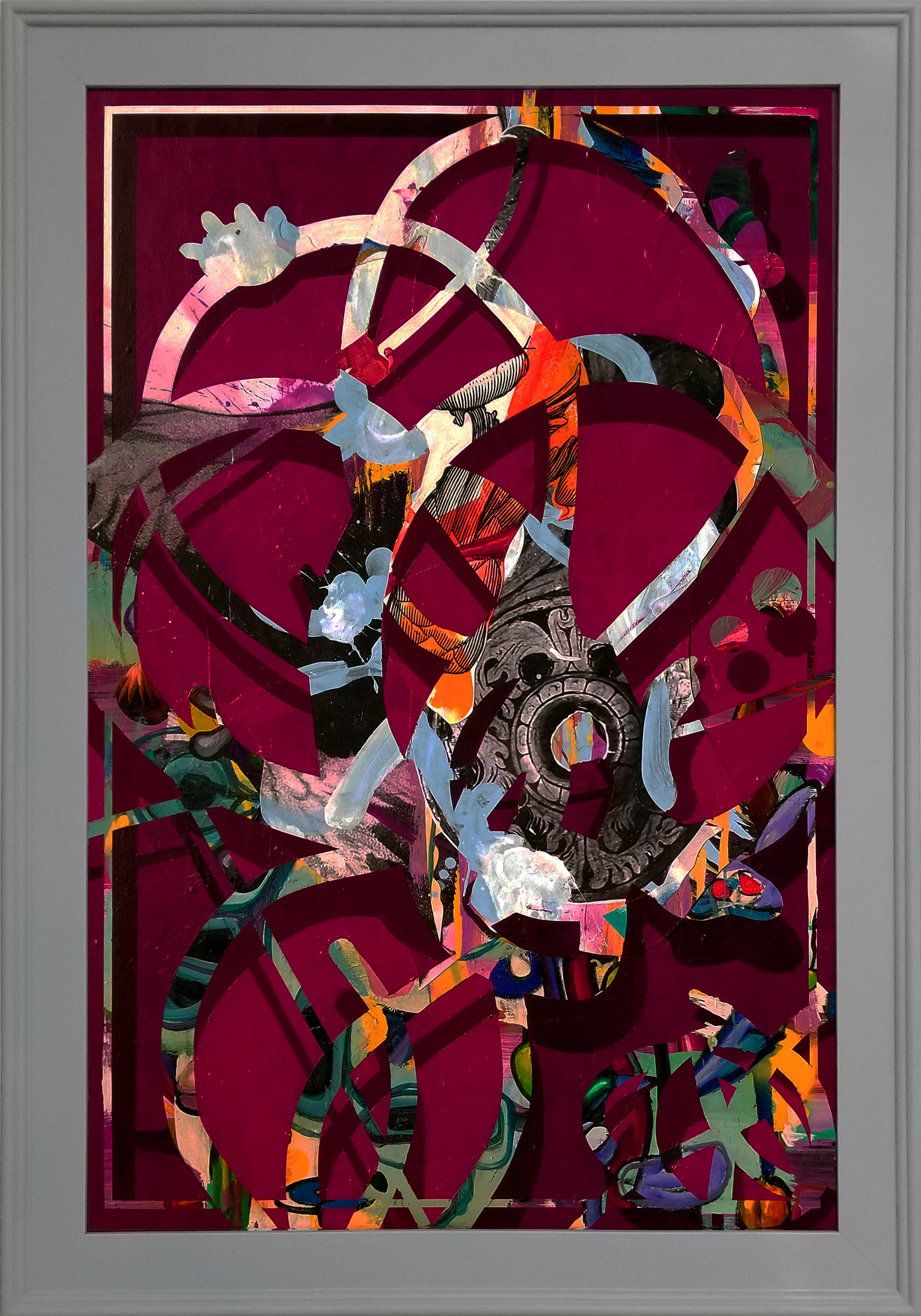 Kiss it in, 2019, 24”x 36” 