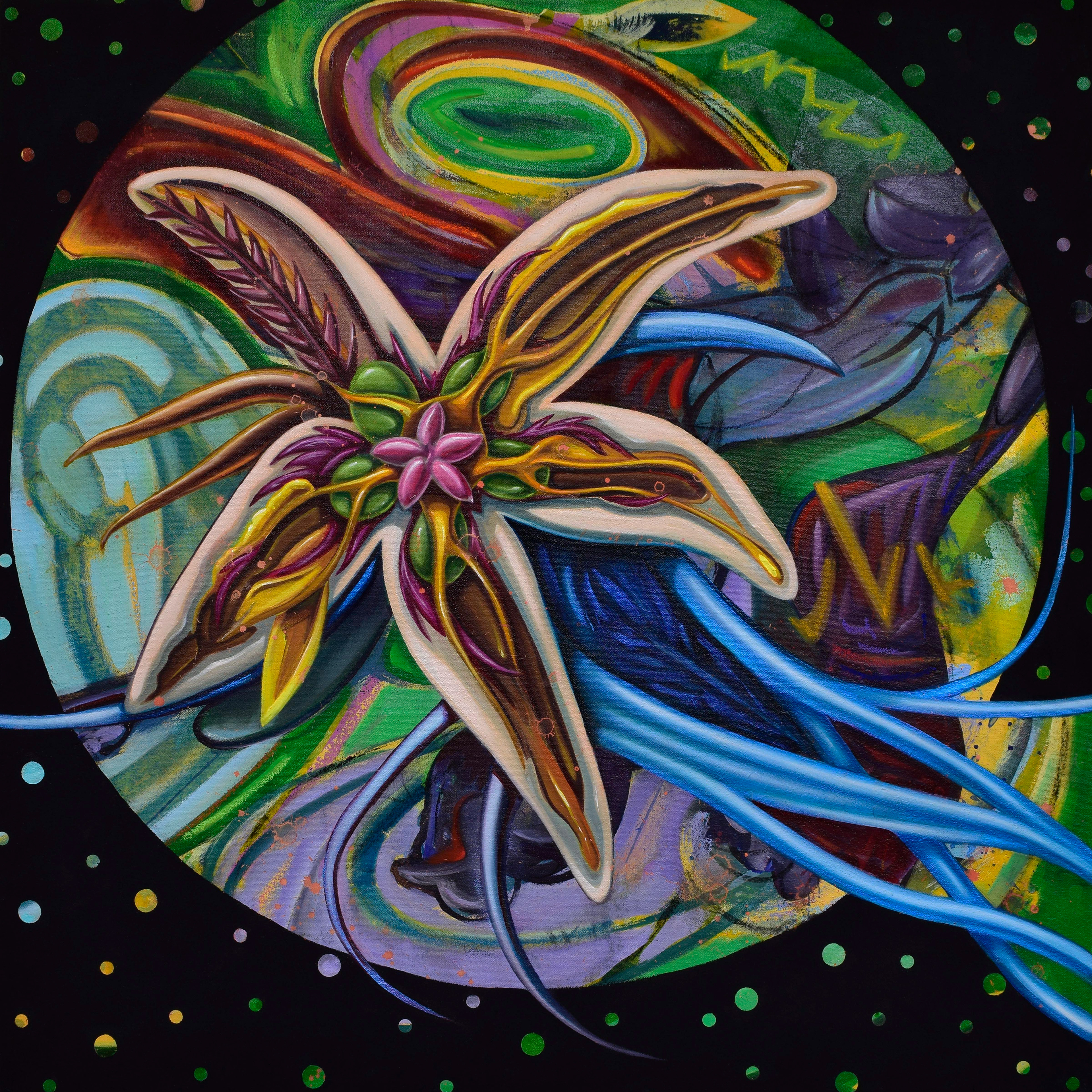 Nassim’s Dream, 2023, 30”x30”