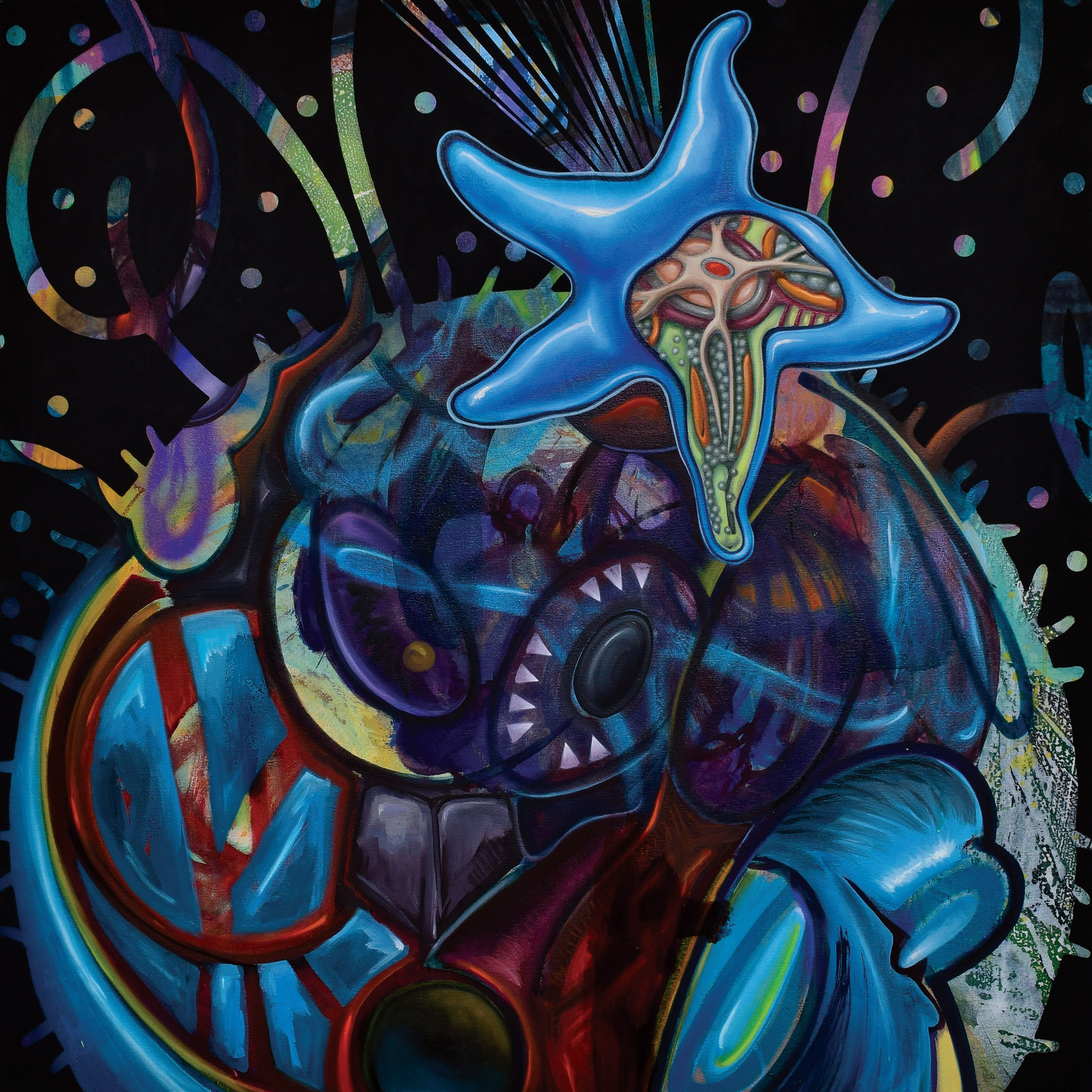 Positive Contact, 2023, 36”x36”
