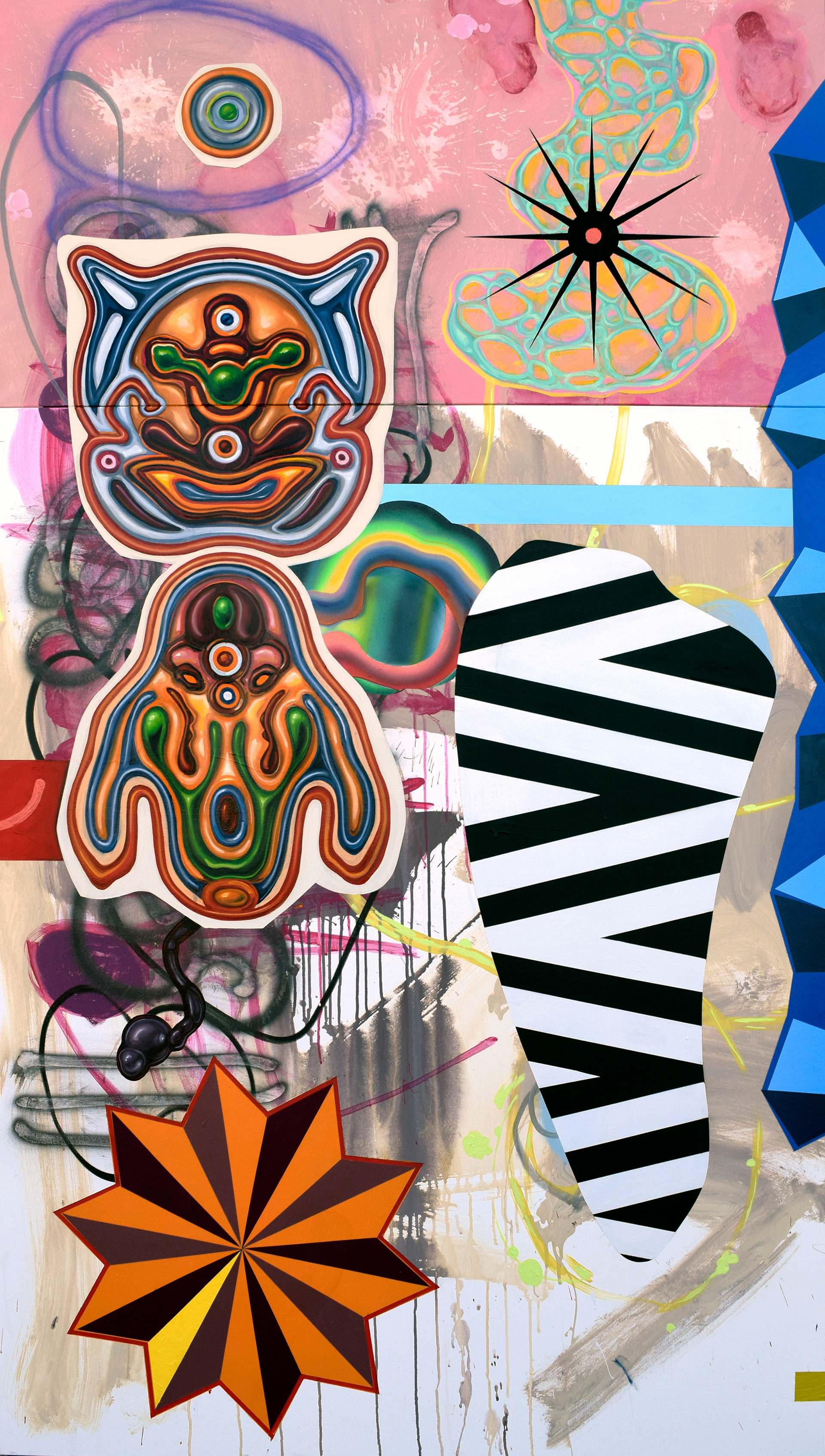 You Are the Next to Be Eaten, 2017, 48"x84"
