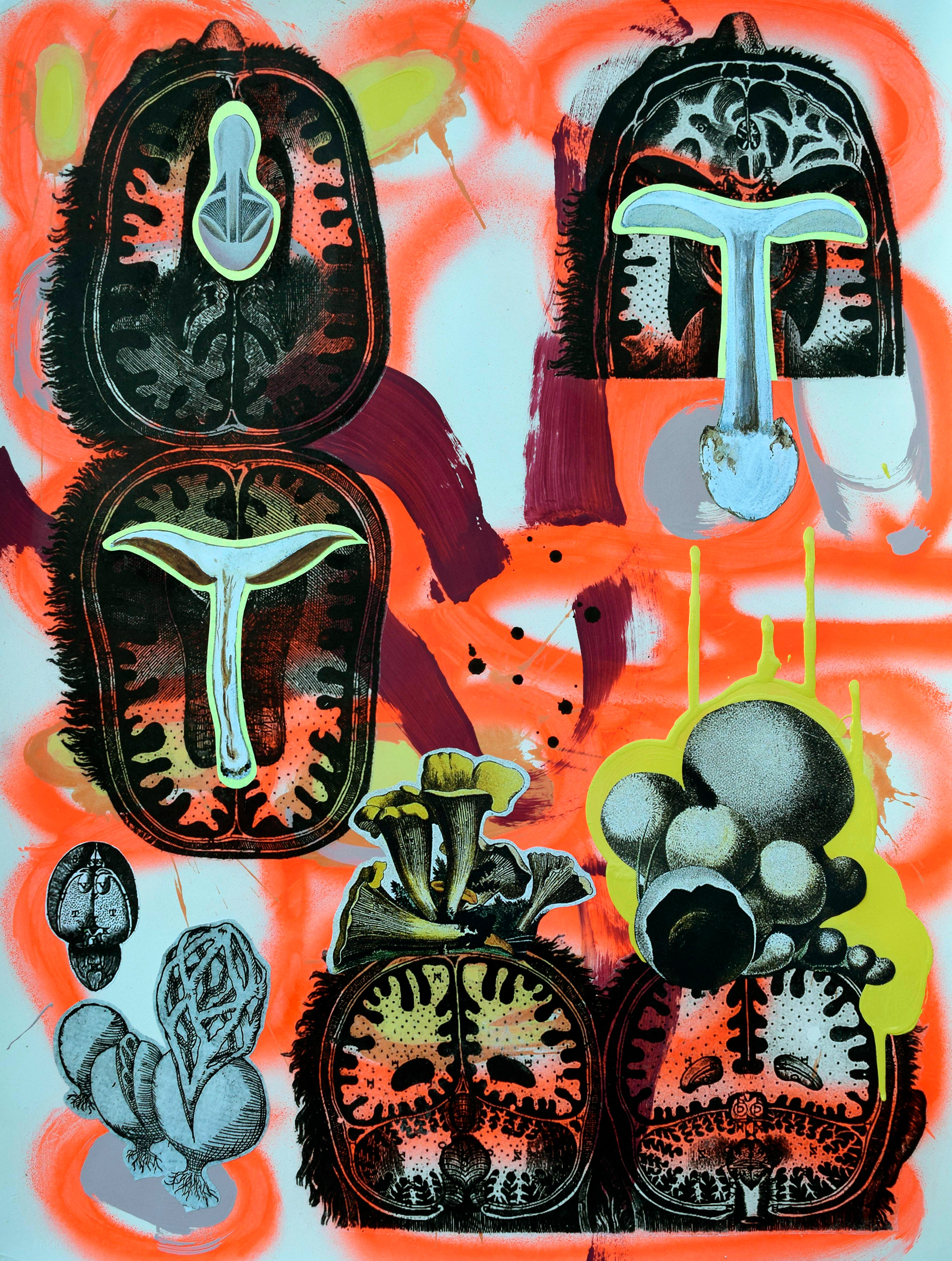 Cerebral Ecosystem, 2015, 22" x 30"