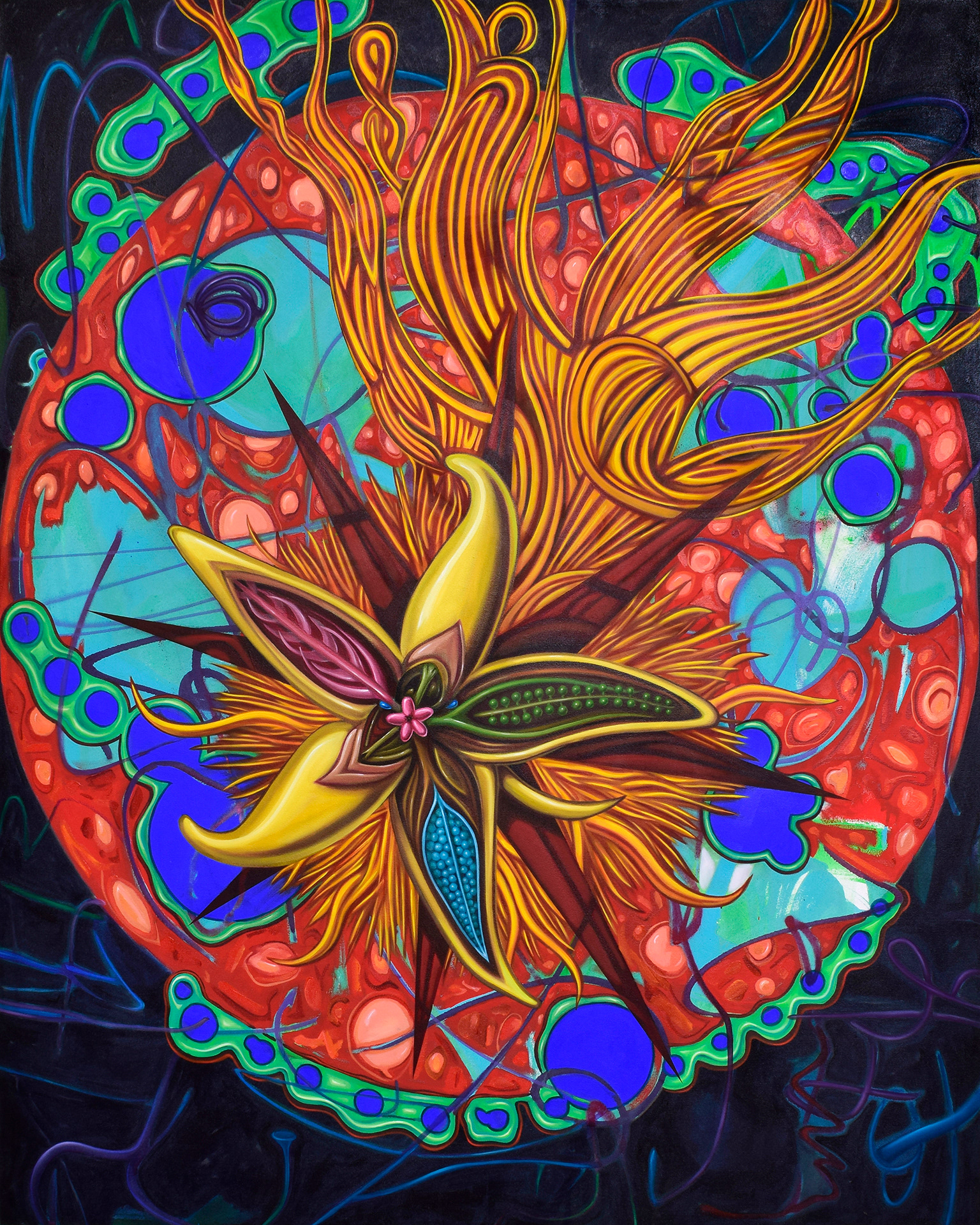 Fear of a Chorizo Planet, 2023, 48”x60”