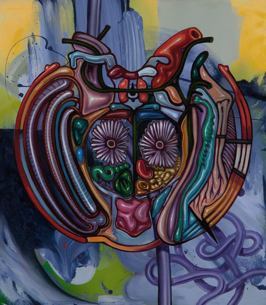 Common Ancestor Mask, 2014, 23"x26