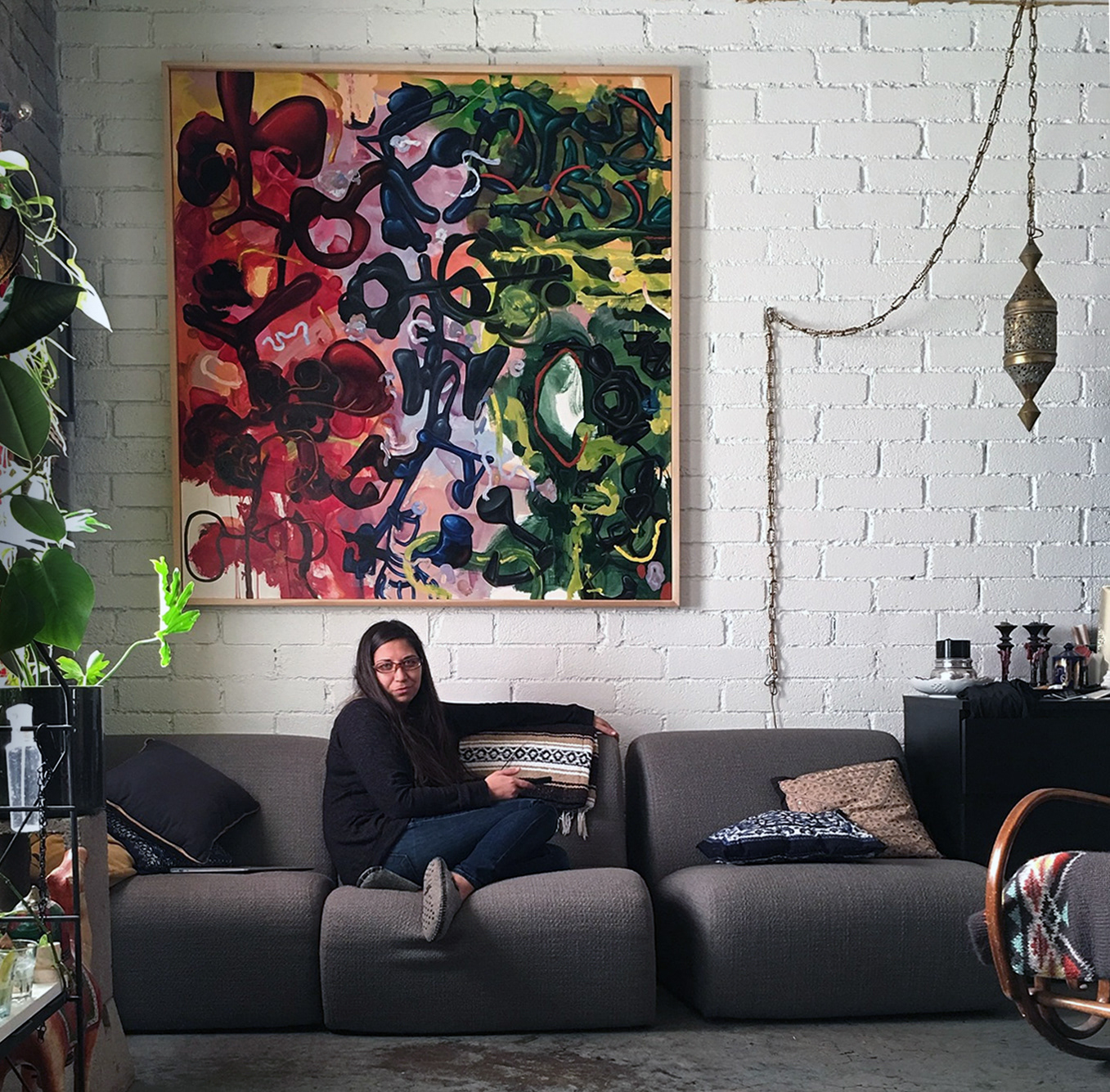 43 Days of Biology Makes for a Strange Sight, in photographer Claire Warden's home on Grand Ave.