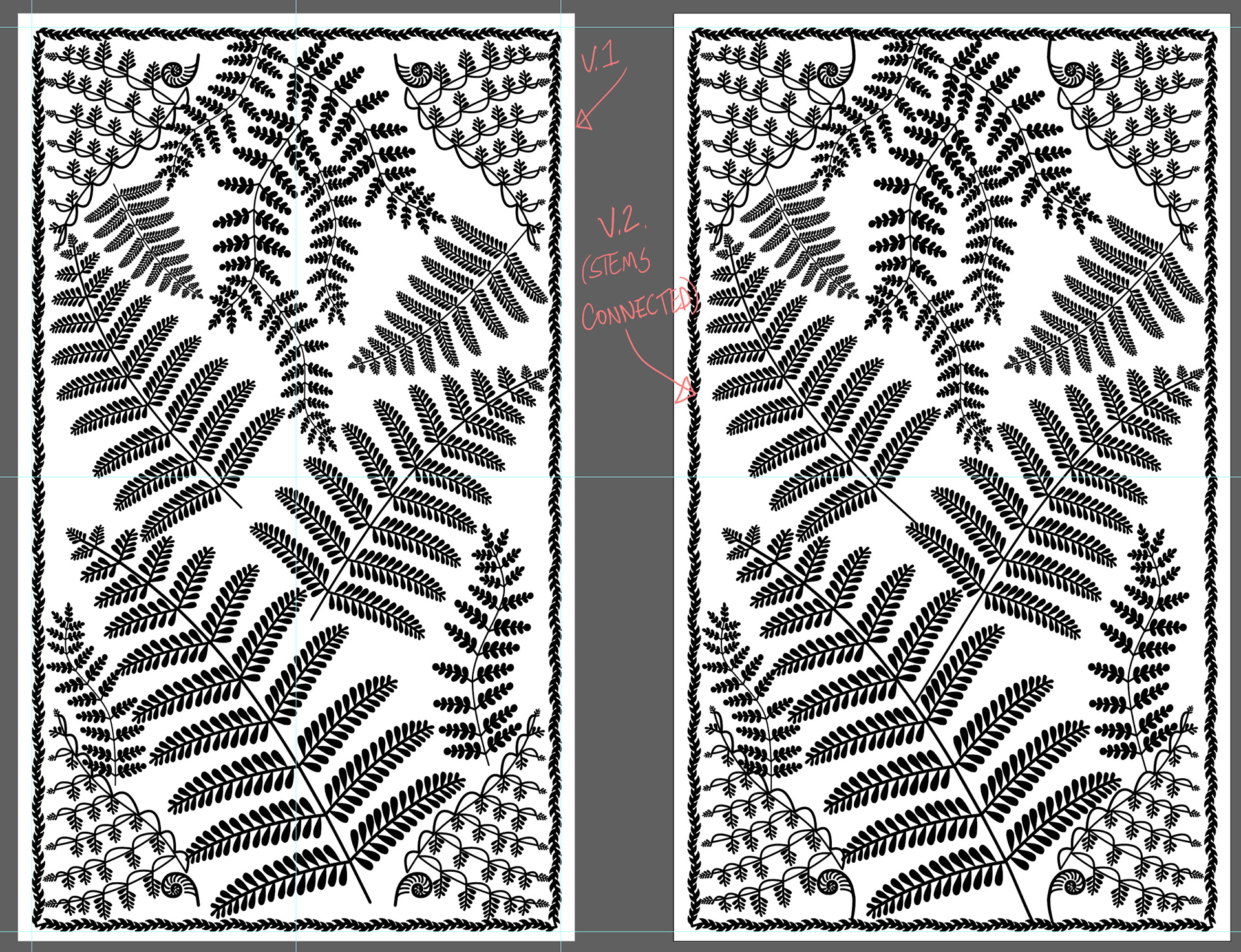 Pareo layout variations.