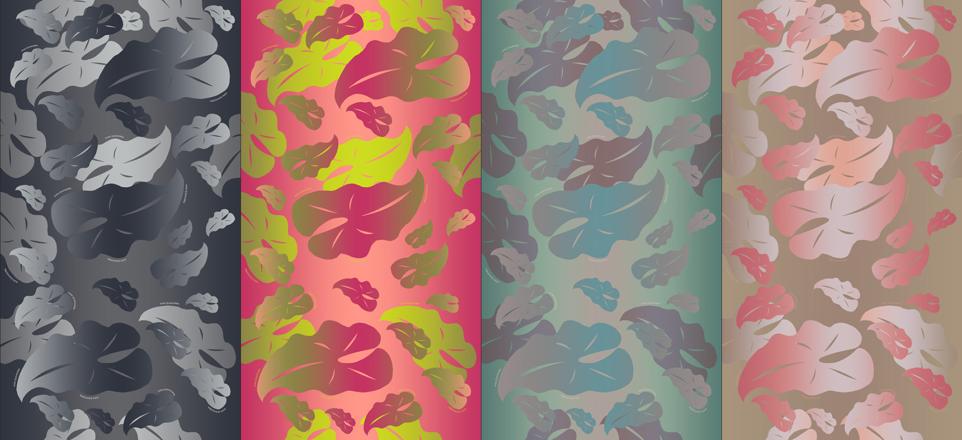 My updated Spring 2022 Kalo Collection colorways.