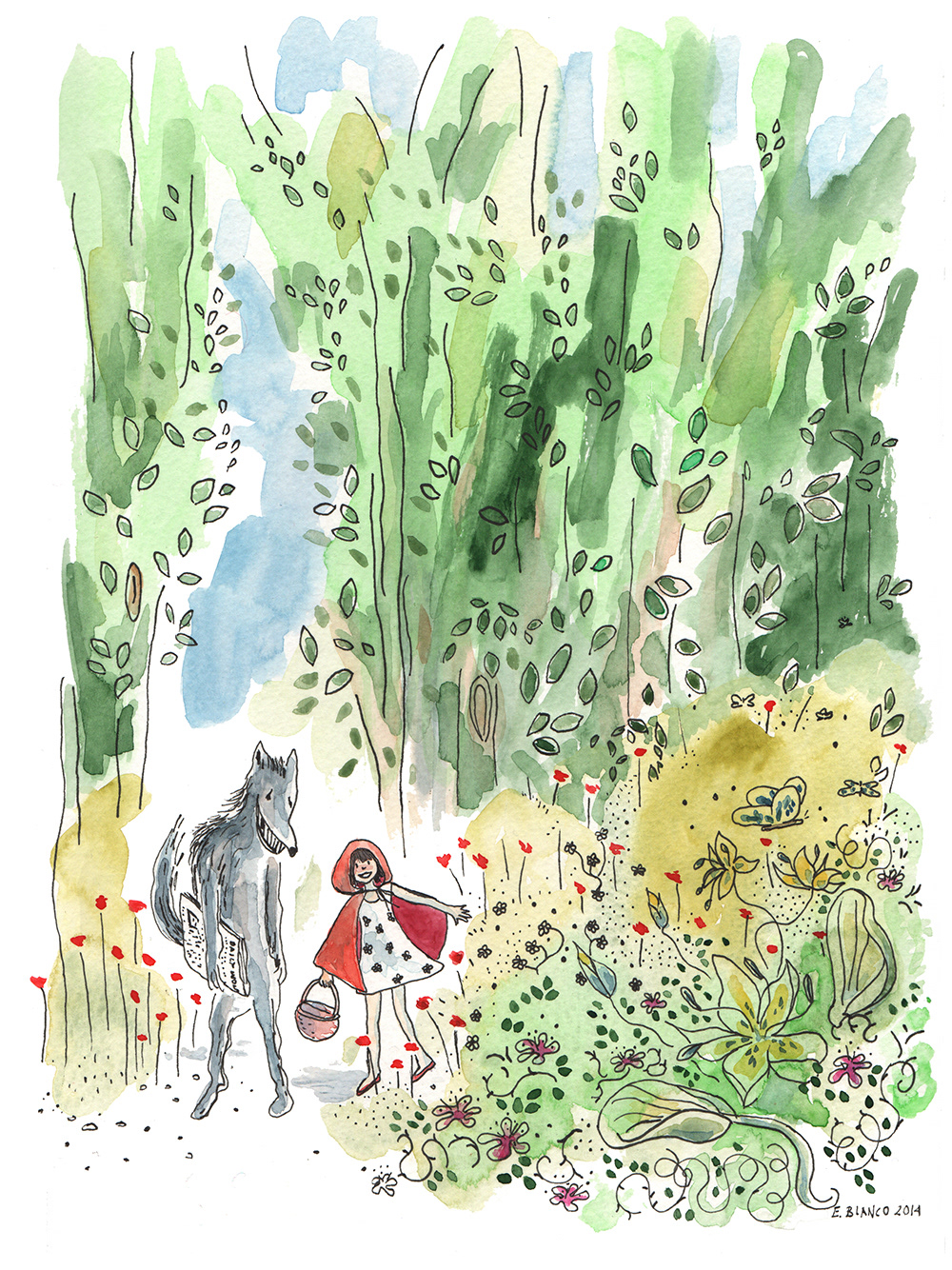 Children's book illustration commission