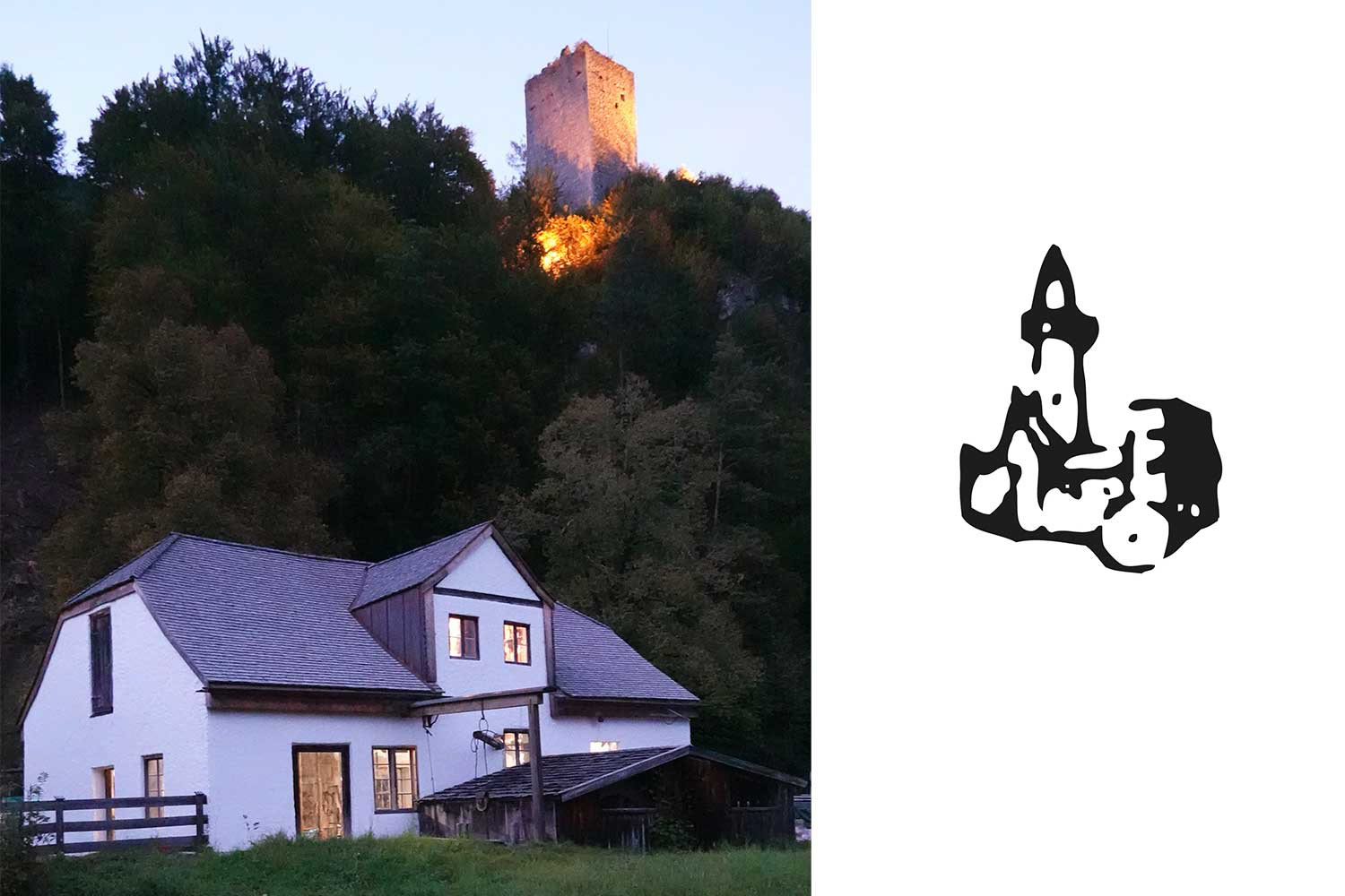 Hammerschmiede Vils und Burgruine Vilsegg