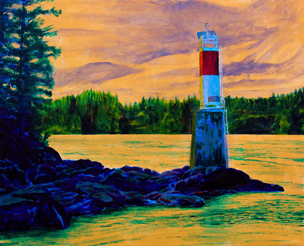 little lighthouse, discovery islands