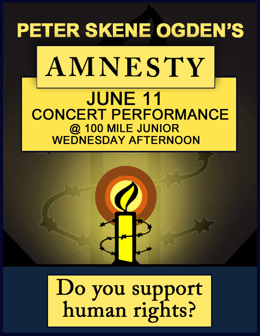 High school Amnesty poster. 2014