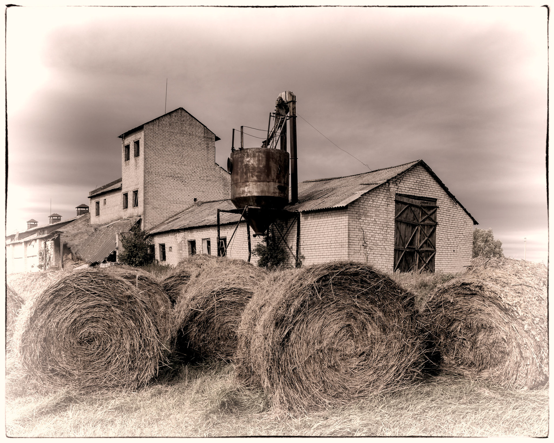 LIthuaninan former communist collective farm.
