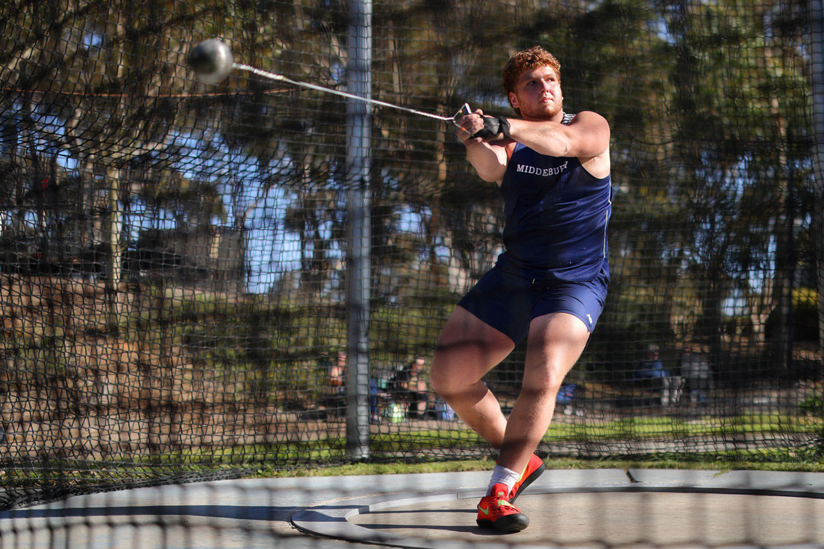 Hammer Throw Competition at University of California San Diego