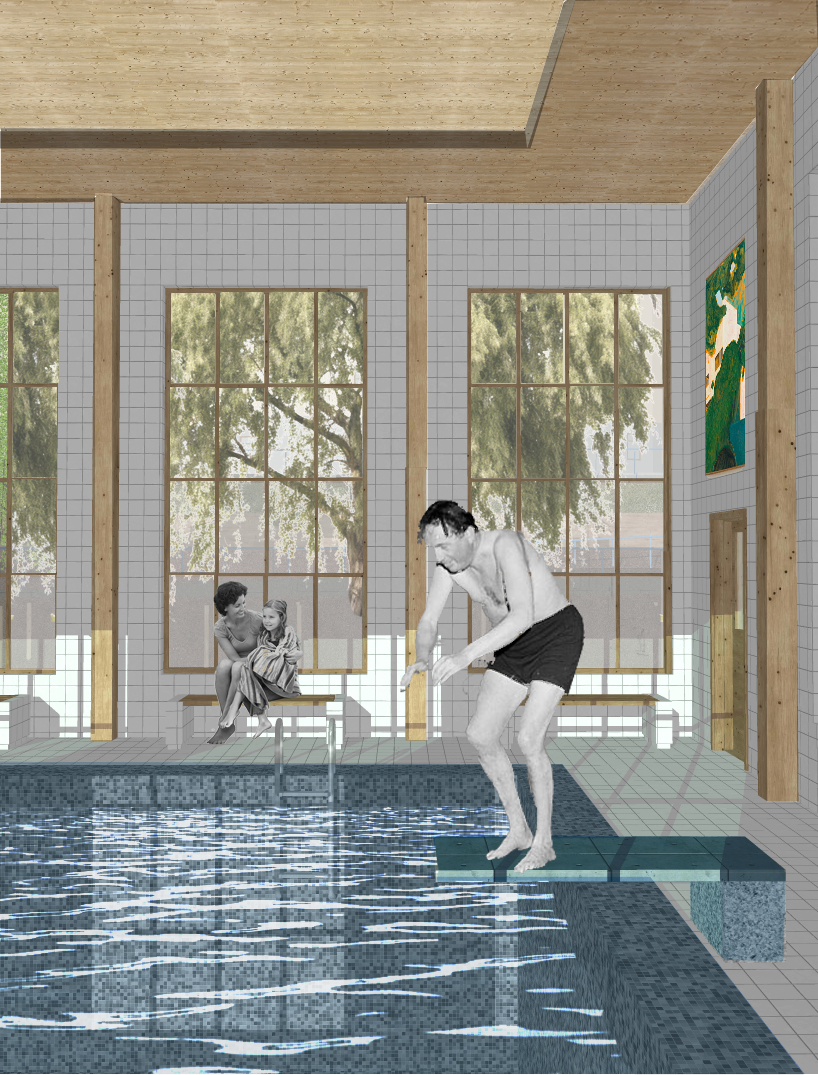 Interior bath house
